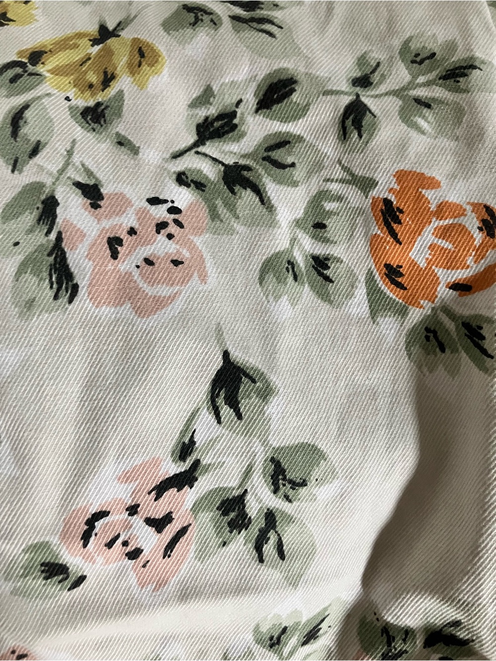 Floral Print White Women’s Jeans - citizen’s of humanity - Picture 5 of 6